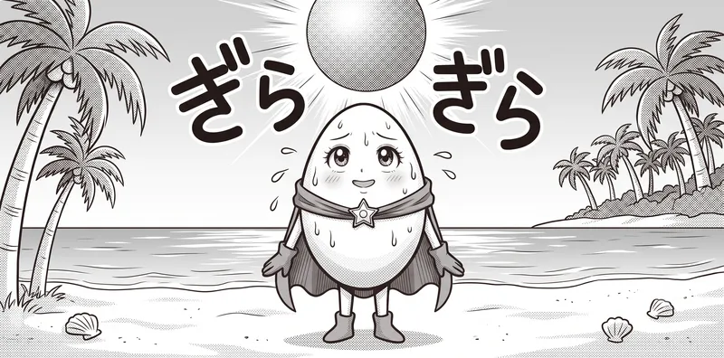 🌞Japan Manga Sound Words — Summer: Grilled Squid🦑[17]