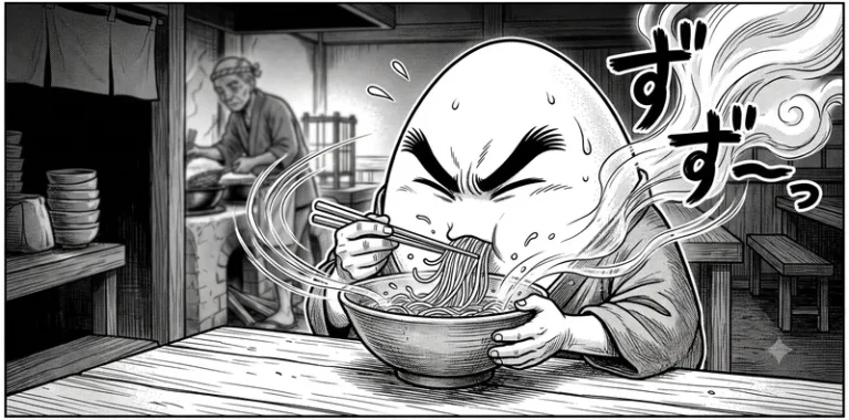 🥢Japan Manga Sound Words — Soba Shop🔥