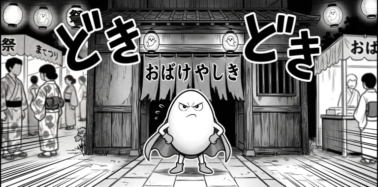 👻Japan Manga Sound Words — Haunted House😵[40]