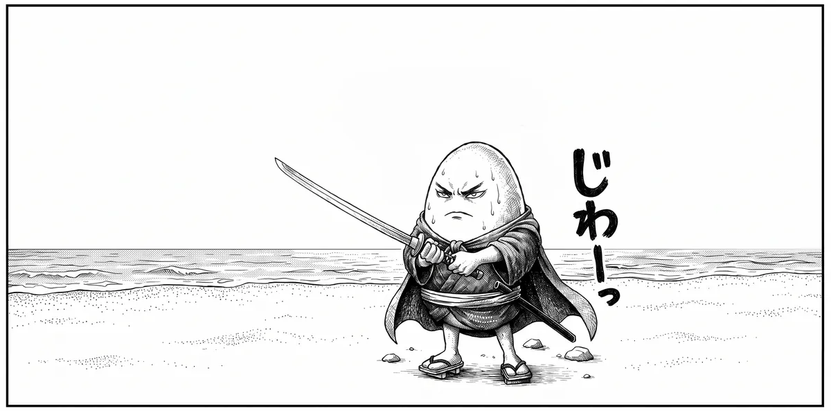 🍉 Japan Manga Sound Words: suton — Watermelon Splitting 😋 [3]