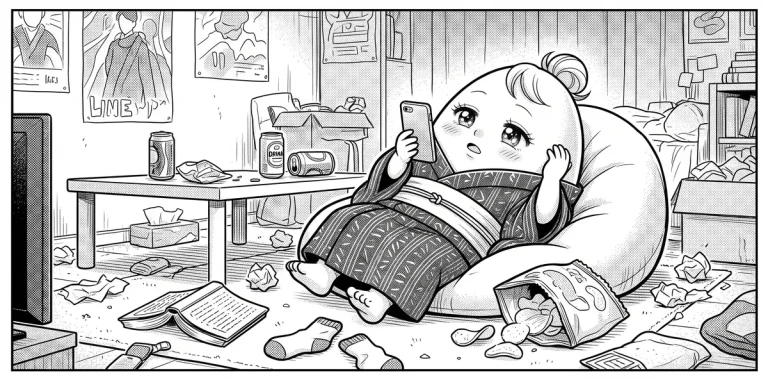 🧹 Japan Manga Sound Words: se’se’ — Panic Cleaning 😌 [74]