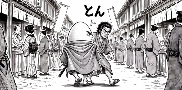 🥷 Japanese Onomatopoeia in Manga: gogogogo — Samurai vs. Pickpocket 😠 [102]