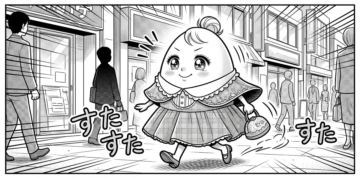 👠 Japanese Onomatopoeia in Manga: yotayota — High-Heel Trouble 😅 [95]
